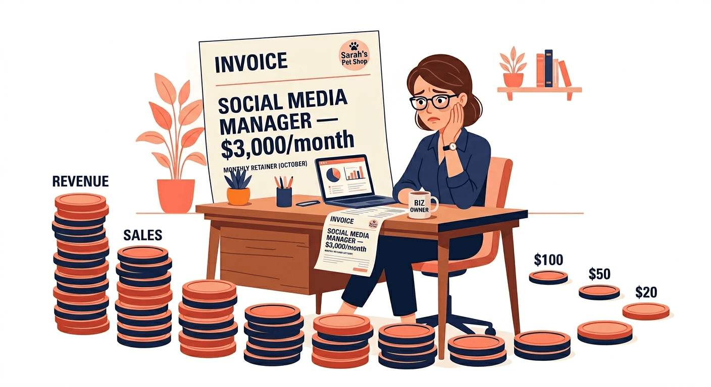 Why Small Brands Can't Afford a Social Media Manager — And What to Do Instead